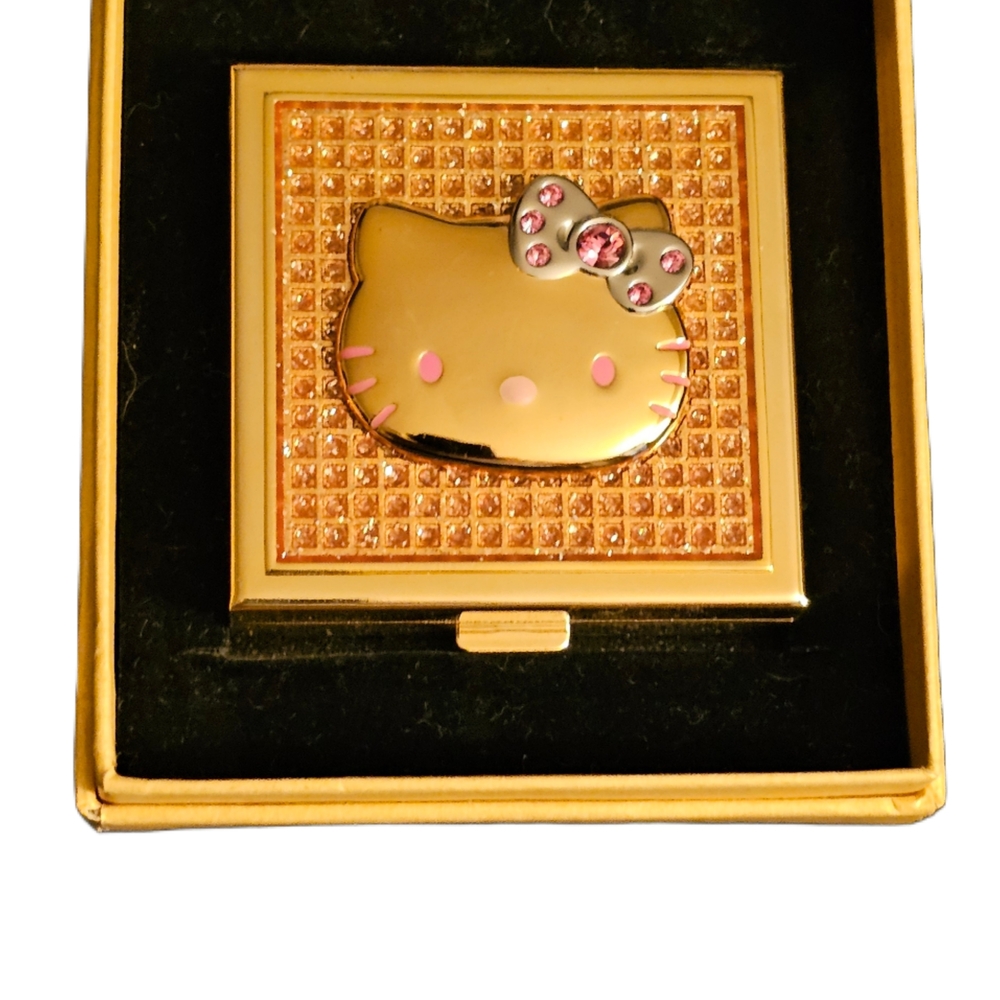 Hello Kitty Gold Compact Mirror
